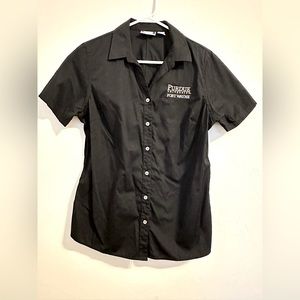NWOT Women’s button down short sleeve Purdue Fort Wayne shirt size XL